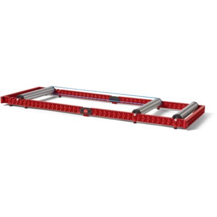 RooDol by ZYCLE Rouleaux d’Entraînement - Offroad Alu - Rouge