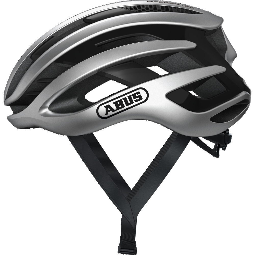 ABUS-AirBreaker-Helmet-gleam-silver.jpg Casque ABUS AirBreaker - argent brillant – Image 1