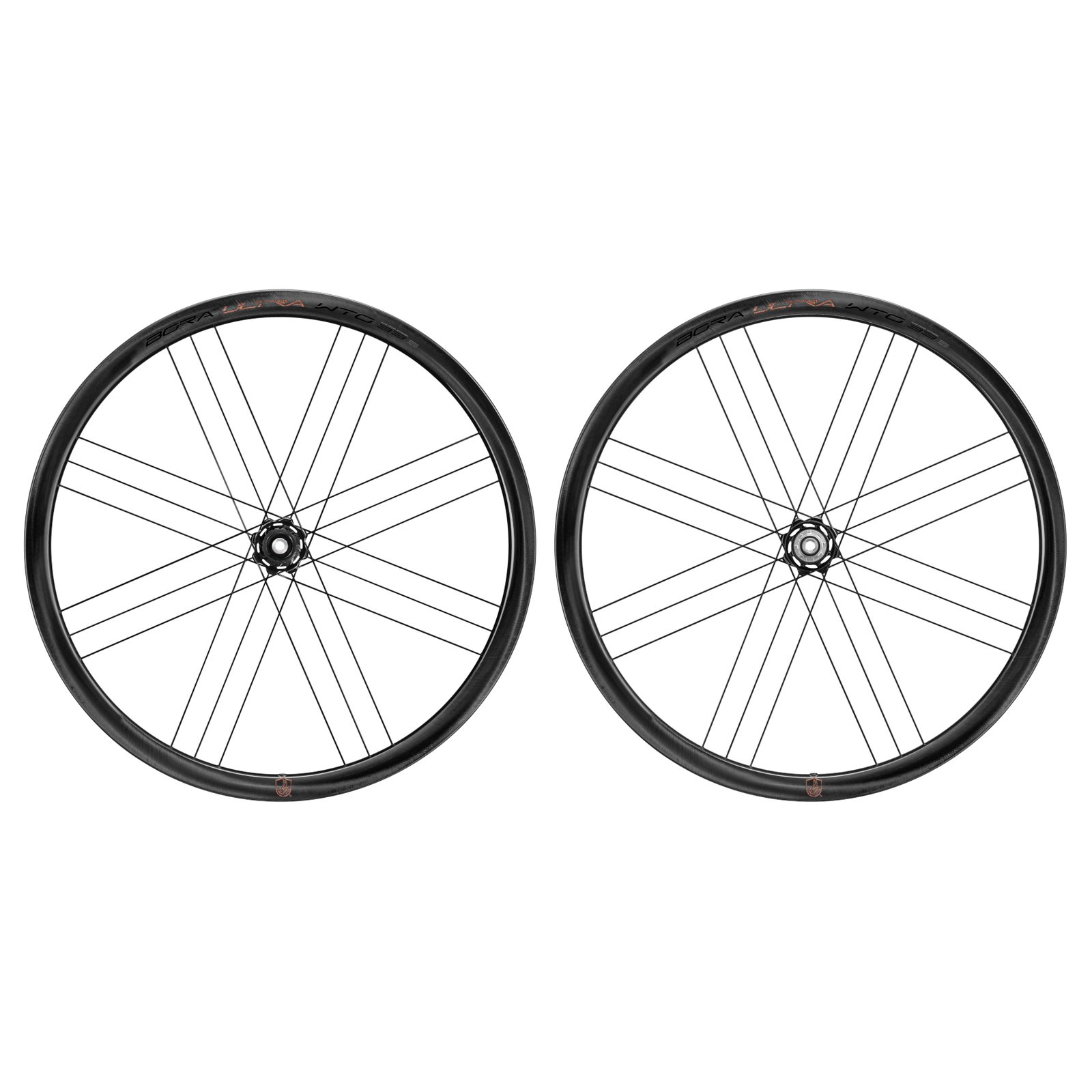 Campagnolo-Bora-Ultra-WTO-33-DB-Wheelset.jpg Paire de roues Campagnolo Bora Ultra WTO 33 DB - 28" | Carbone | 2-Way Fit | AFS - 12x100 mm | 12x142 mm - N3W – Image 1