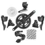 Groupe Campagnolo Super Record WRL 2x12 vitesses + Roues Bora Ultra WTO 45 C23 DB – Image 3