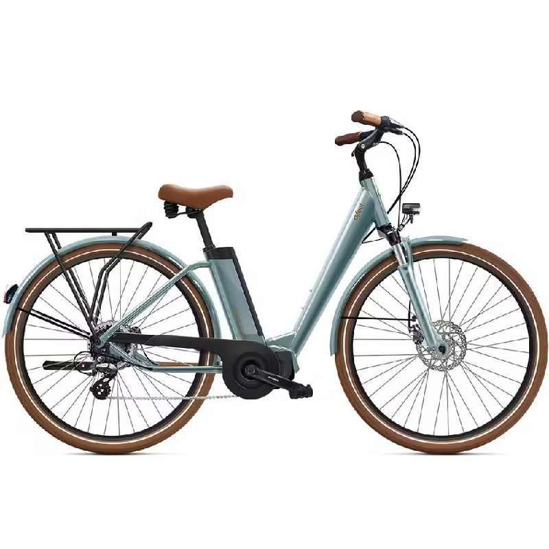 O2Feel-iVog-City-Up-4-compressed-2.jpg Vélo de Ville Électrique O2 Feel iVog 4.1 Univ Shimano Altus/Tourney 8V 400 Wh 28" Blanc – Image 1