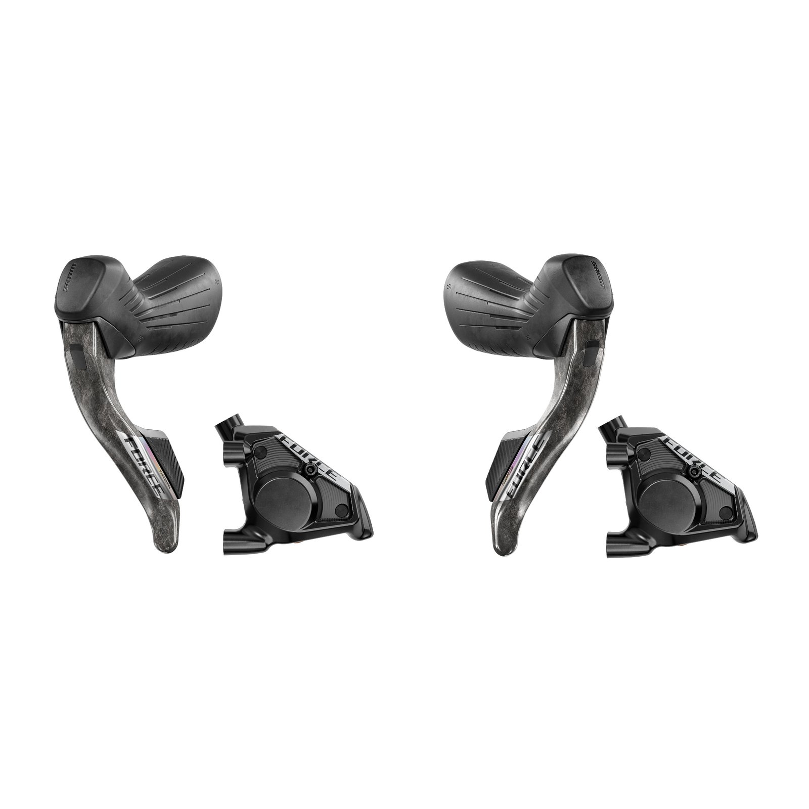SRAM-FORCE-AXS-HRD-Shift-Brake-Control.jpg Commande de freins et de dérailleur SRAM RED AXS HRD + freins à disque hydrauliques | Montage plat – Image 1