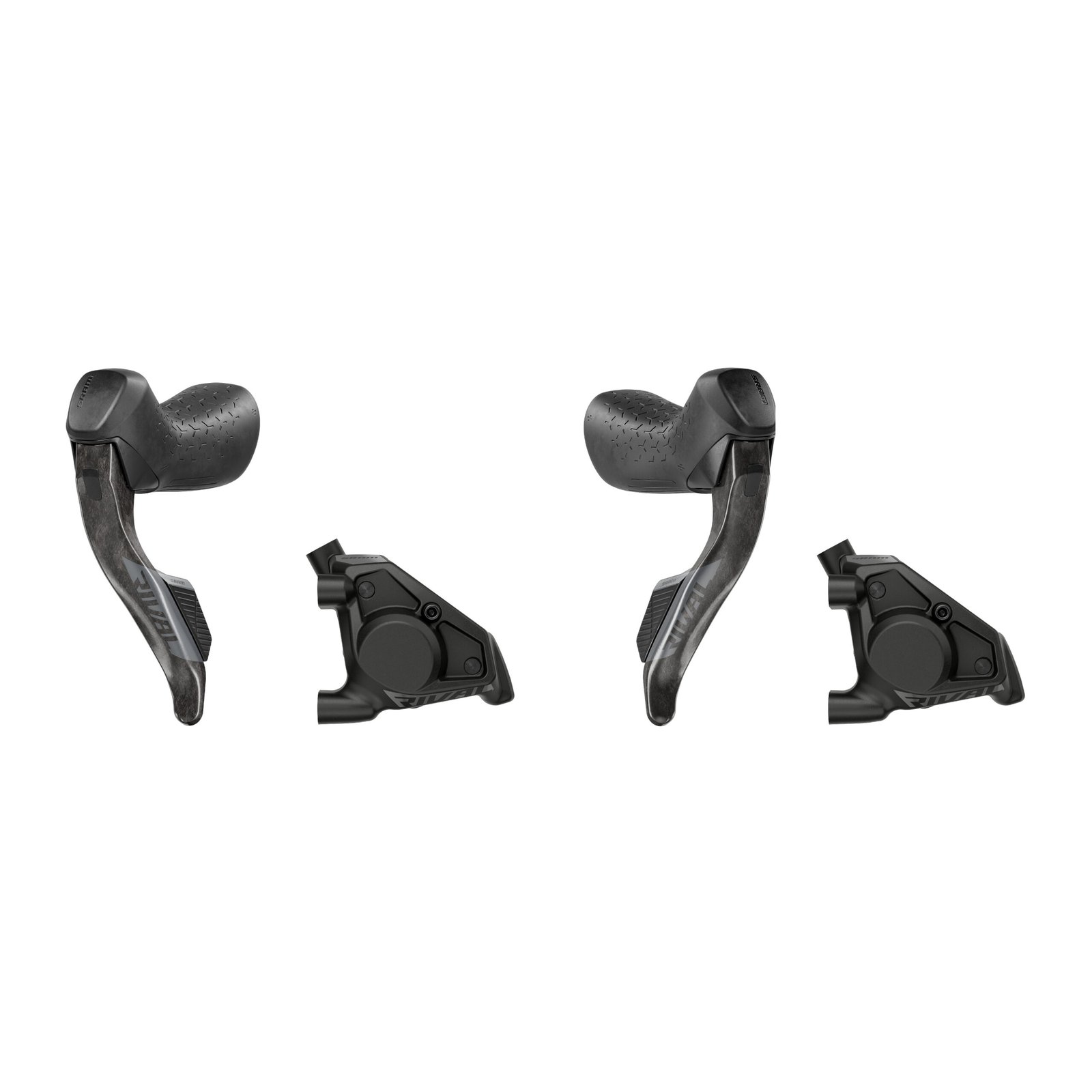 SRAM-RIVAL-AXS-HRD-Shift-Brake-Control-scaled-1.jpg Commande de frein et de dérailleur SRAM RIVAL AXS HRD + freins à disque hydrauliques | Fixation plate | E1 - avant gauche – Image 1