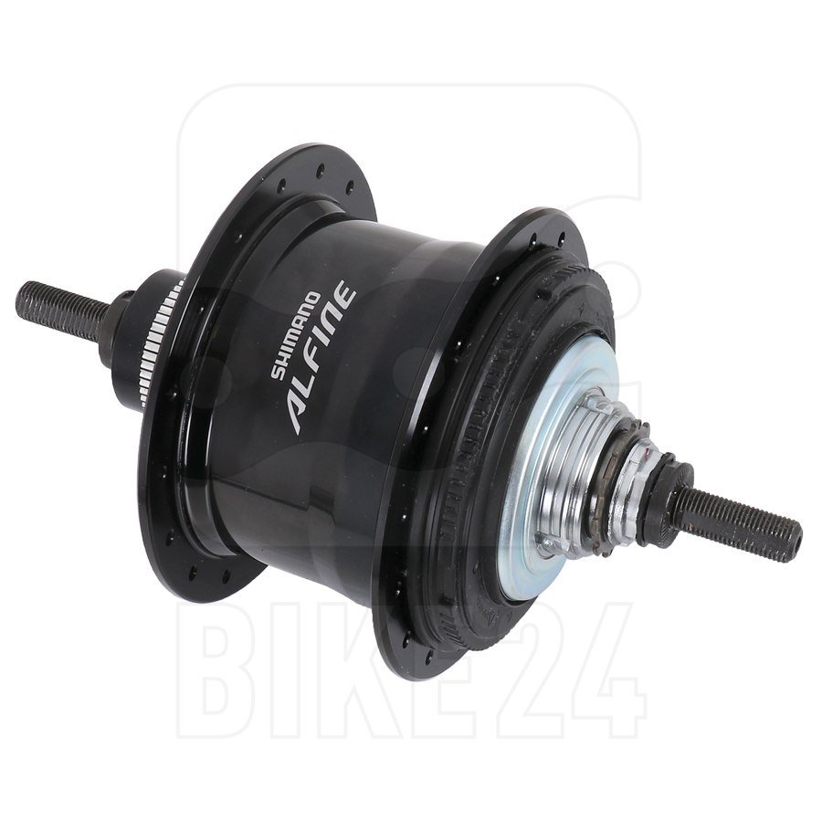 Shimano-Alfine-SG-S7001-11-Internal-Gear-Hub.jpg Moyeu à vitesses intégrées Shimano Alfine SG-S7001-11 - Centerlock - 10x135 mm - 11 vitesses - noir – Image 1