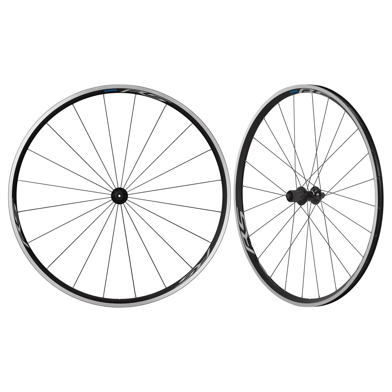 Shimano-WH-RS100-CL-Wheelset-28.jpg Paire de roues Shimano WH-RS100-CL - 28" | Pneus à tringle - QR 100/130 - HG-EV – Image 1