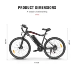 VTT électrique SAMEBIKE SY26-II 500W Moteur – Bild 4