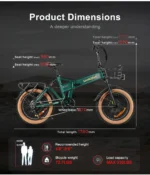 VTT électrique SAMEBIKE XWLX09-II 1000W à Pneus Larges – Image 8