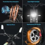 Vélo électrique Ridstar Q20 Pro 2000W gros pneu – Image 9