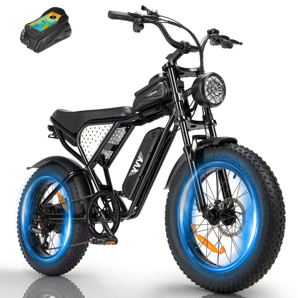 Velo-electrique-YVY-K20-Lite.webp Vélo électrique YVY K20 Lite 1000W gros pneu – Image 1